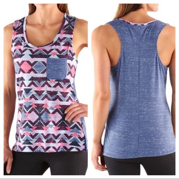 THE NORTH FACE EZ TANK HONEY SUCKLE TRIBAL TANK - Picture 1 of 7